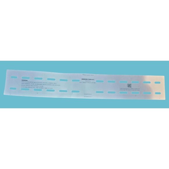 Onn Tilting TV Mount Hanging Template For 50 to 86 inch Installation Level Guide - Picture 1 of 4